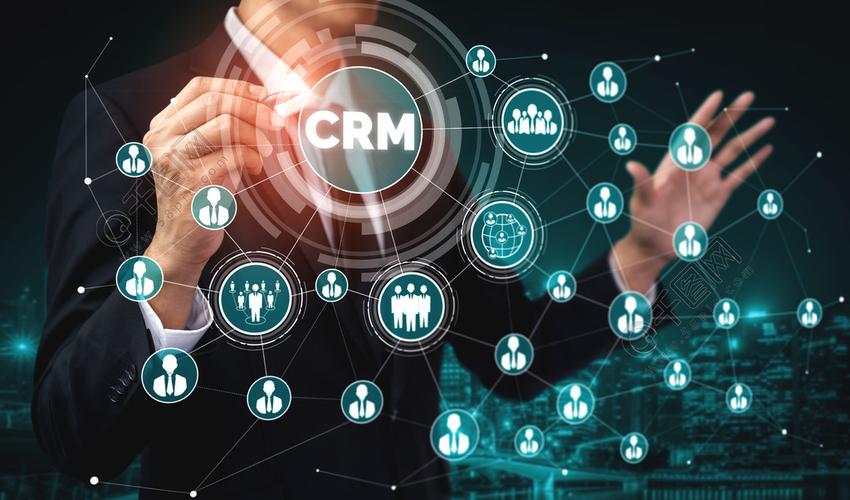 crm客户关系管理用于业务销售营销系统概念在服务应用程序的未来派